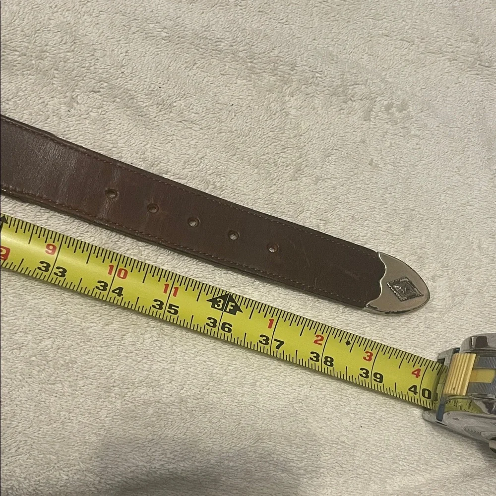 Vintage Leather Cowboy Navajo Belt